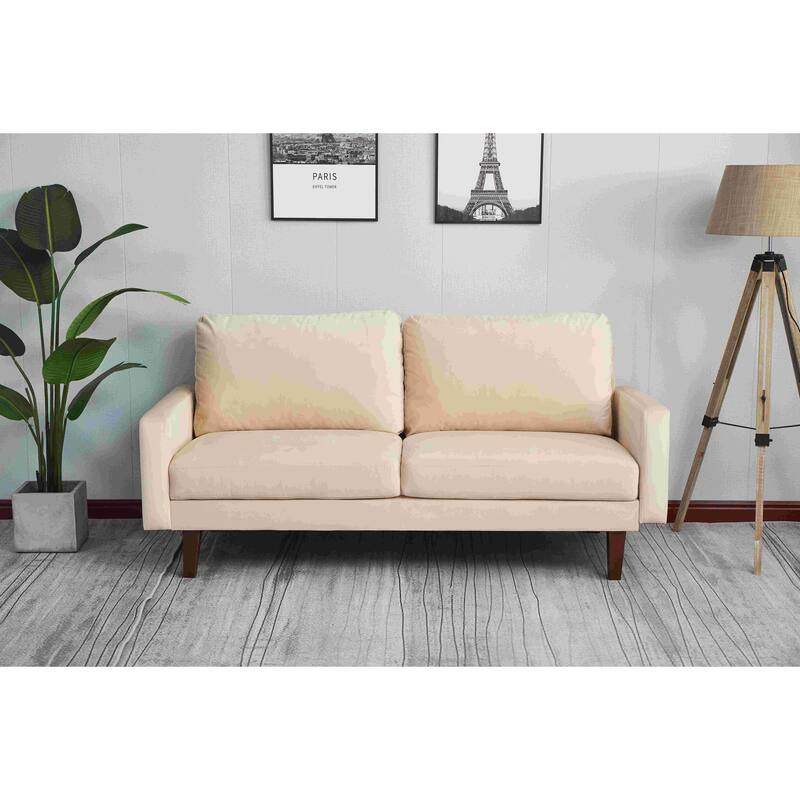 Velvet 2 Piece Loveseat and Sofa Living Room Set