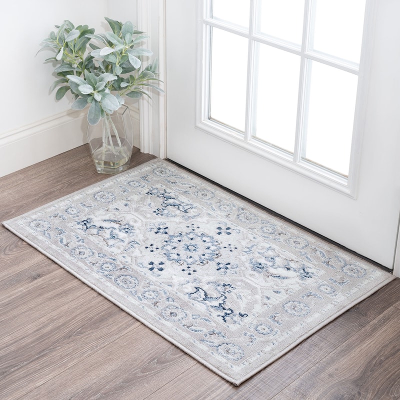 Linx Glam Border Indoor Area Rug - 2' x 2'11'' - Gray