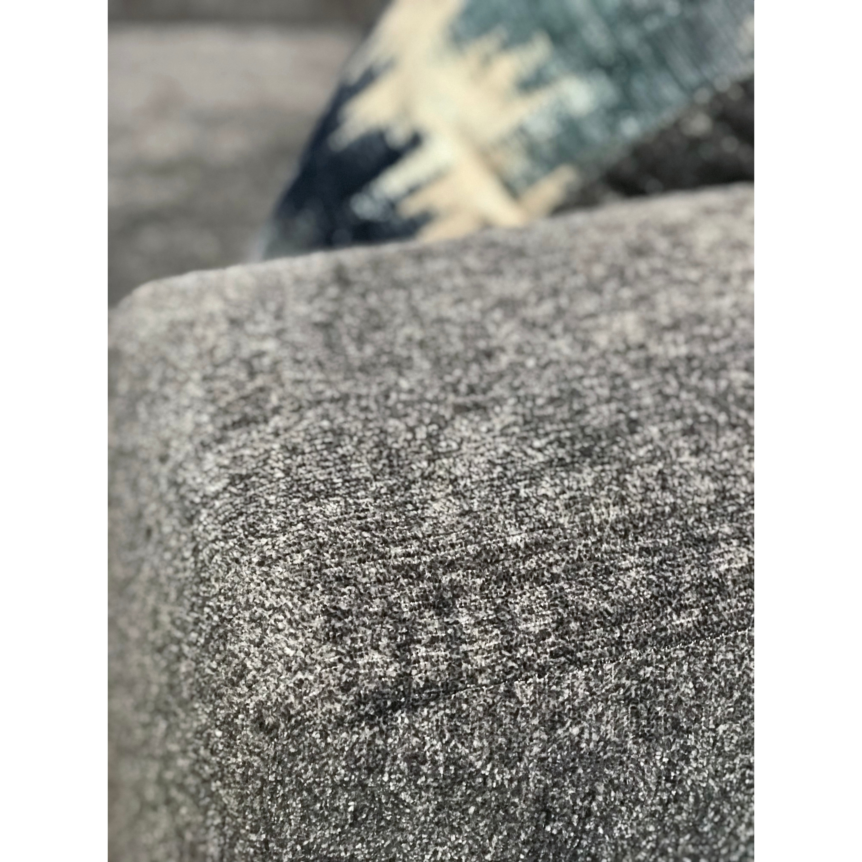 Roundhill furniture bergen silverton store pewter fabric sectional sofa