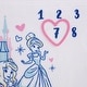 preview thumbnail 4 of 2, Disney Princess Super Soft Milestone Baby Blanket