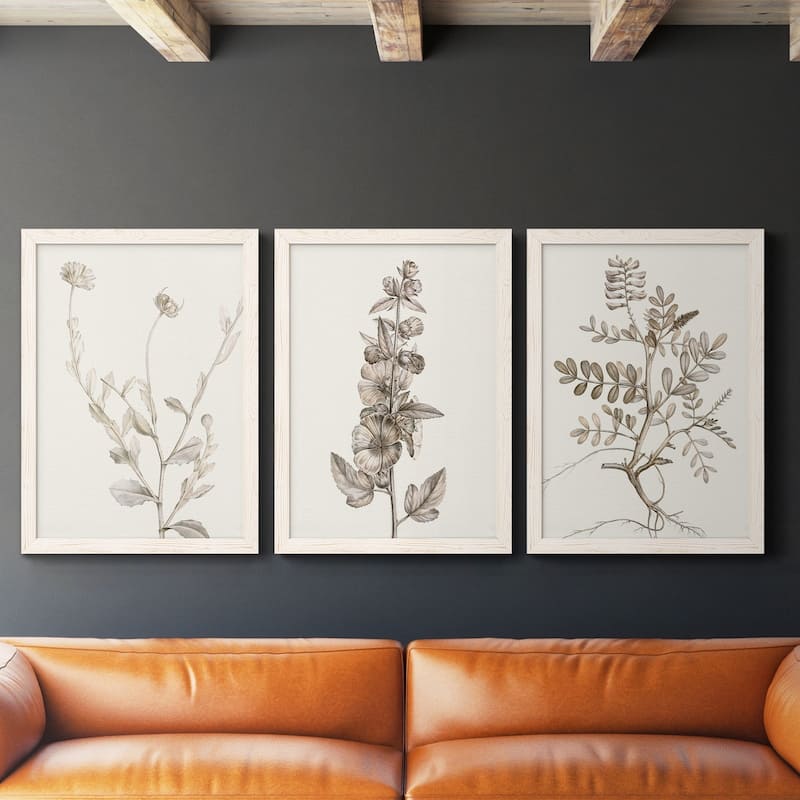 Neutral Botanical Study IV-Premium Framed Canvas - Ready to Hang - Multi-Color