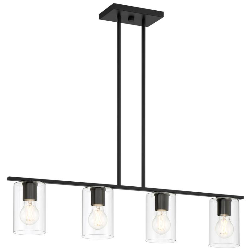 Access Lighting Oslo LED Linear Pendant - Matte Black - Black