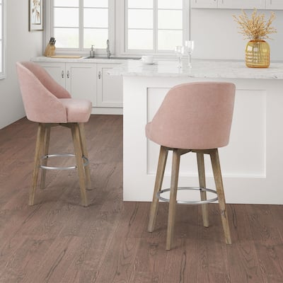 Bar Stool with 360 Degree Swivel Seat For Dining Room, Coffee Shop