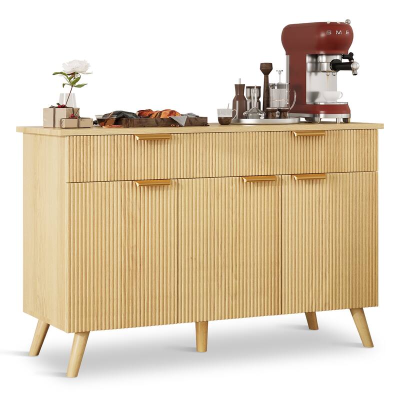 Pocassy 47" Modern Buffet Cabinet with Storage