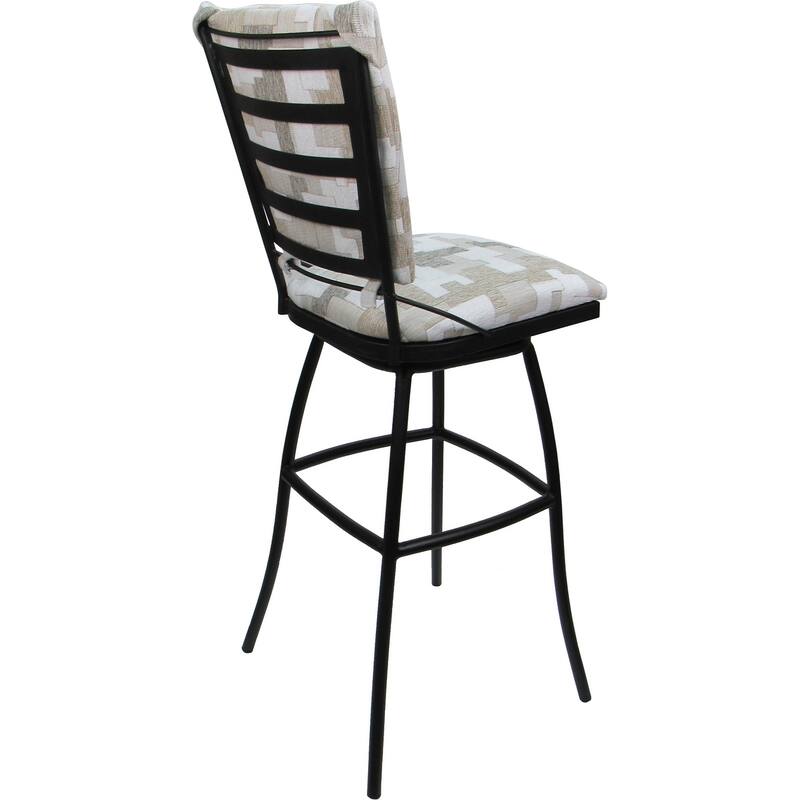 Set of 3 Outdoor Bar Stool Counter Extra Tall Jenna PB without Arms