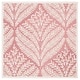 preview thumbnail 71 of 137, SAFAVIEH Handmade Capri Ilianka Wool Rug 8' Square - Pink/Ivory - Square
