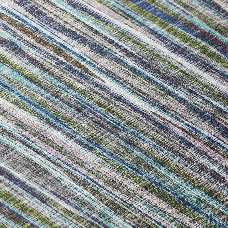 Indoor/Outdoor Waverly Modern Stripes Washable Rug