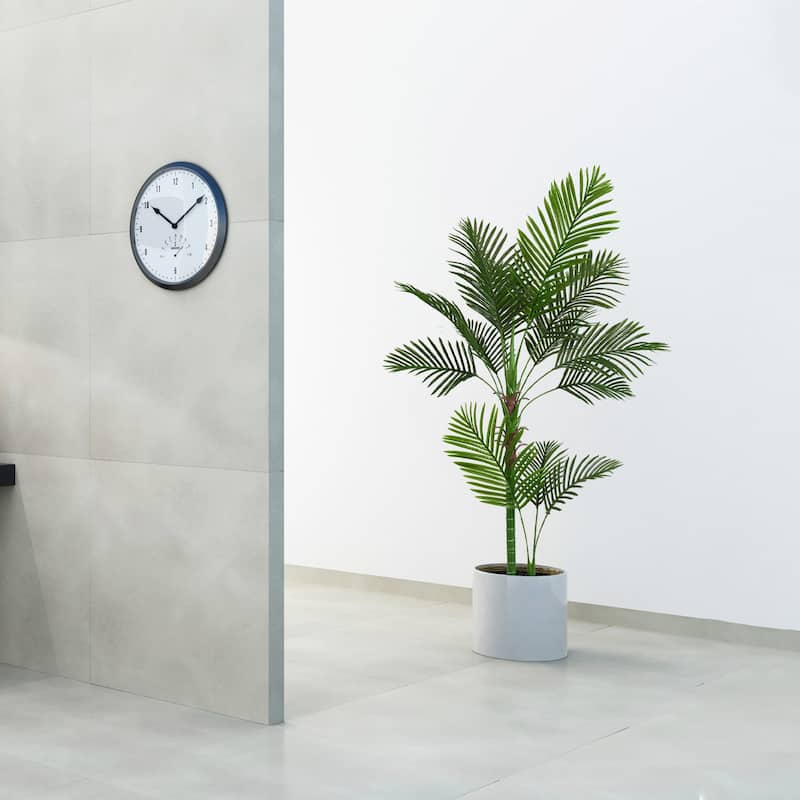 GDFStudio - Marlowe 5.2FT Areca Palm Faux Tree Silk Stem UV-Resistant Lifelike