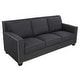 preview thumbnail 13 of 15, Gliden Modern Linen Fabric Sofa with Solid Wood Frame