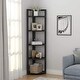 preview thumbnail 2 of 26, 5-tier Corner Shelves Storage Rack Bookshelf