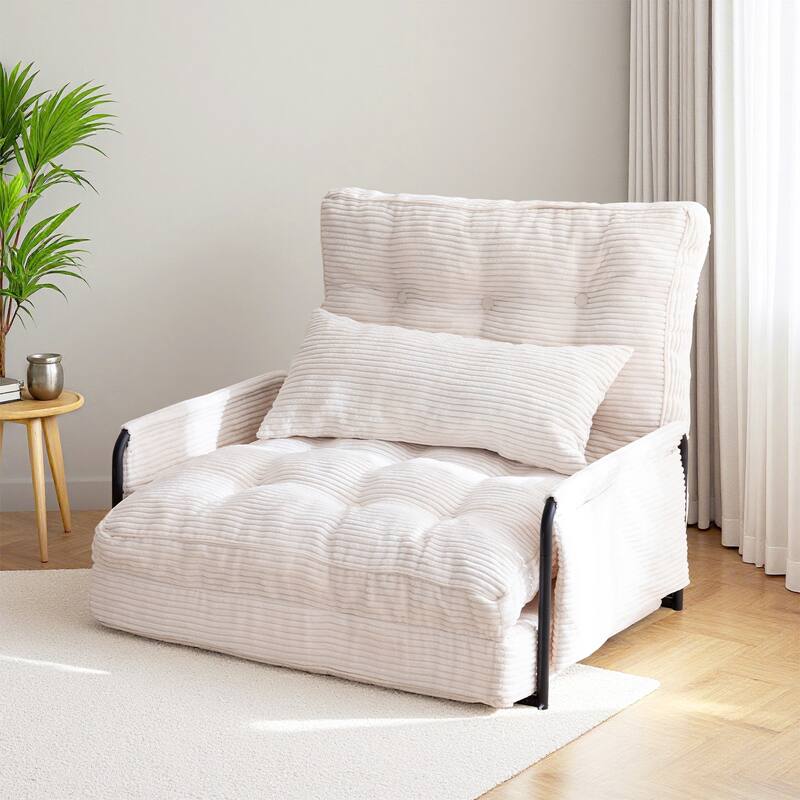 Bean Bag sofa,Floor Sofa Bed - 30"x25.6" - Beige