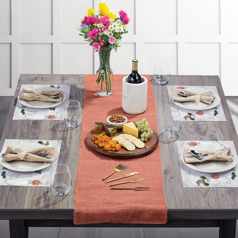 Boo Crew 24 Sheet Reusable Premium Paper Stock Placemats in Resealable Storage Bag Made in The USA 17" x 11"