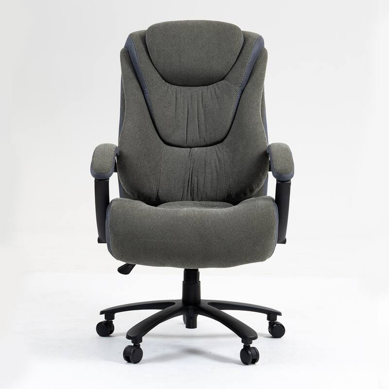 Modern High-Back Office Chair with Adjustable Height, Skin-Friendly Cotton Fabric Material, for Home Offices