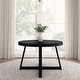 preview thumbnail 24 of 36, Plank and Beam Classic Solid Wood Round Dining Table - 47"