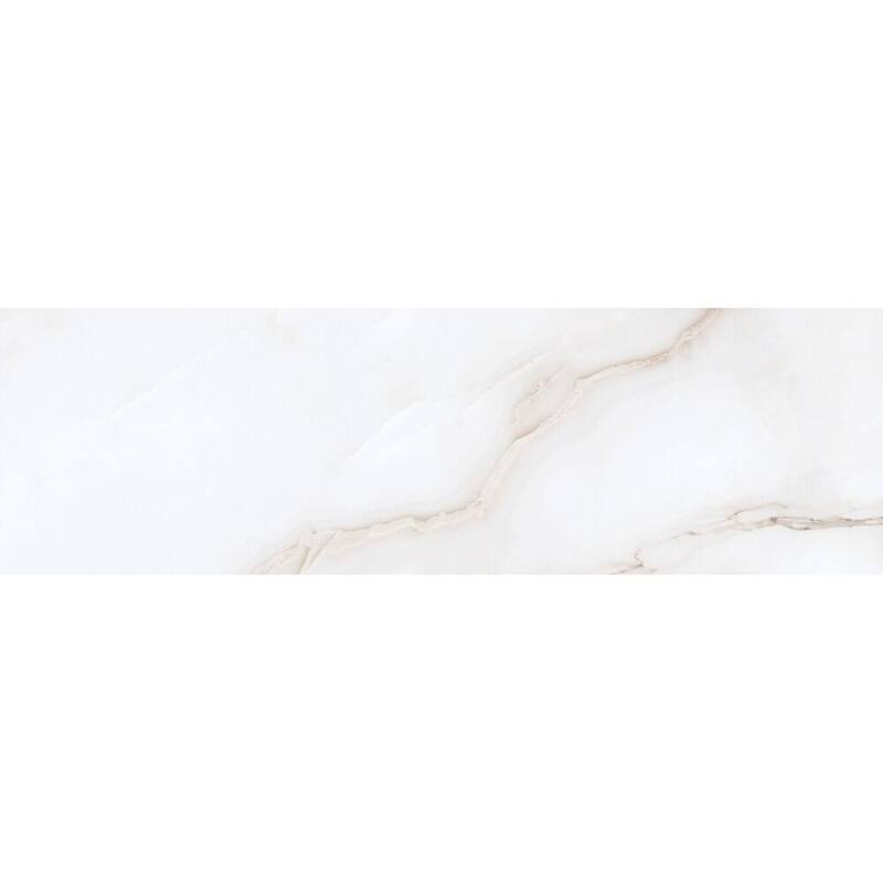 The Tile Life Huntington 3x10 White Ceramic Bullnose Wall Tile - 3 x 10 - 1 Piece