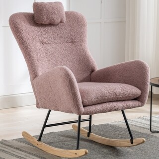 35.5 Inch Rocking Chair With Pocket - Bed Bath & Beyond - 41274923