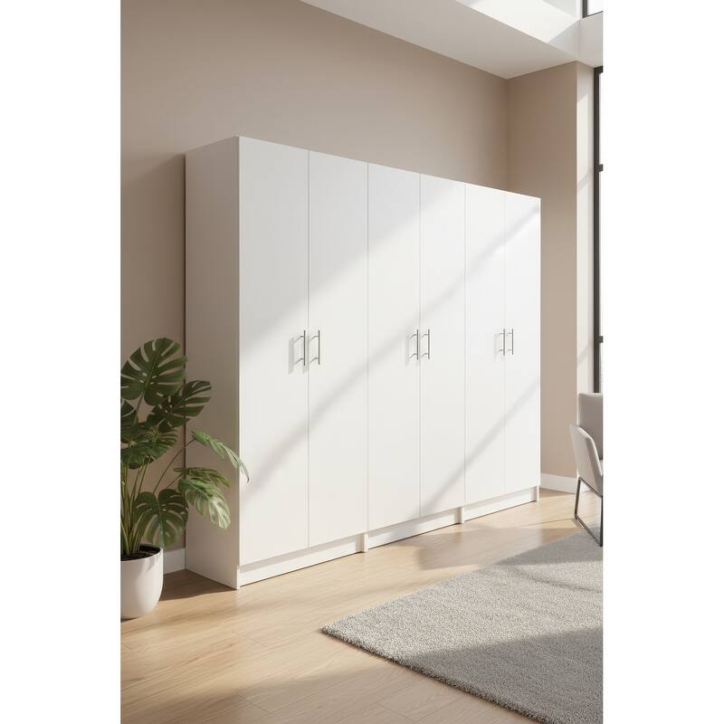 Modex Multi-Purpose Utility Storage Cabinet - W 31.5″ × D 15.7″ × H 70.9″