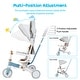 preview thumbnail 11 of 12, 7 in 1 Baby Tricycle with Removable and Adjustable Parent Handle