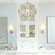 preview thumbnail 5 of 5, Quorum International Celeste Single Light 4-3/4" Wide Bathroom Sconce