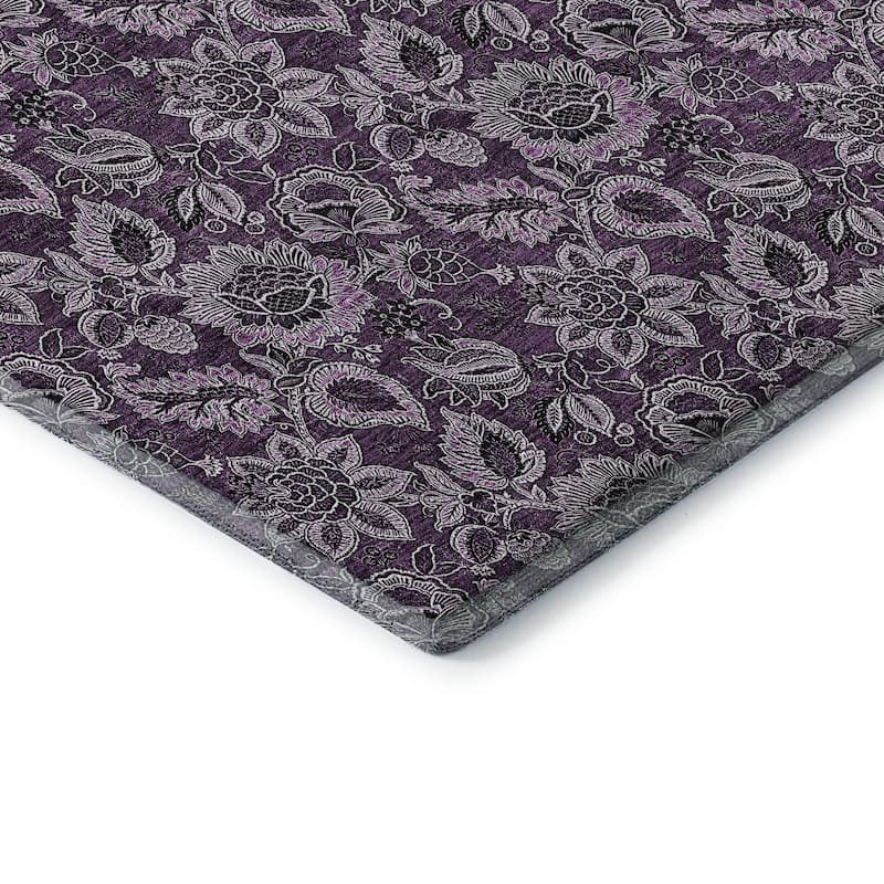 Premium Washable Super Soft Floral Mayfield Rug