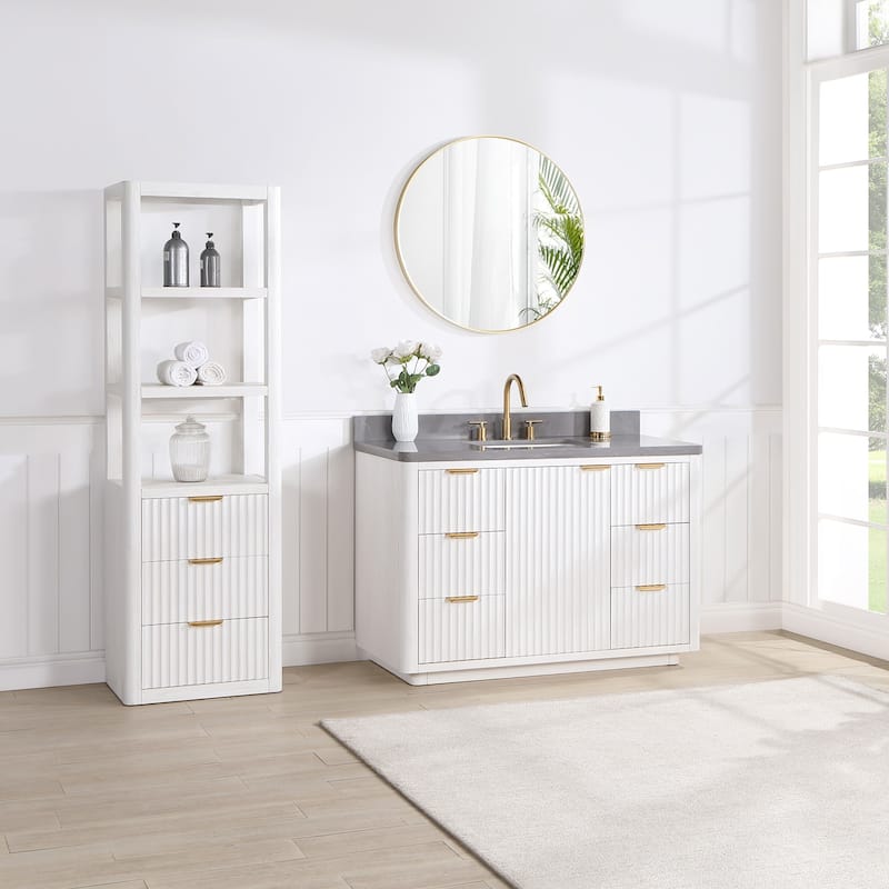 Miseno MV-704148 Cadiz 48" Free Standing Single Basin Vanity Set with