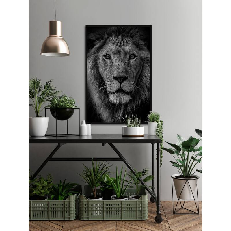 Enjoy the Silence Floater Framed Print on Canvas