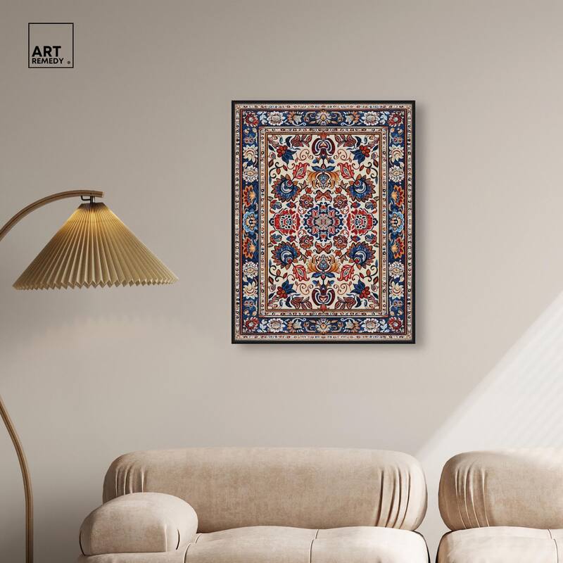 Morrocan Garden Canvas by Art Remedy