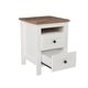 preview thumbnail 13 of 18, 3-Piece Queen Size Bedroom Set - Farmhouse Platform Bed with Double Sliding Door Storage Headboard, Nightstand, and Dresser