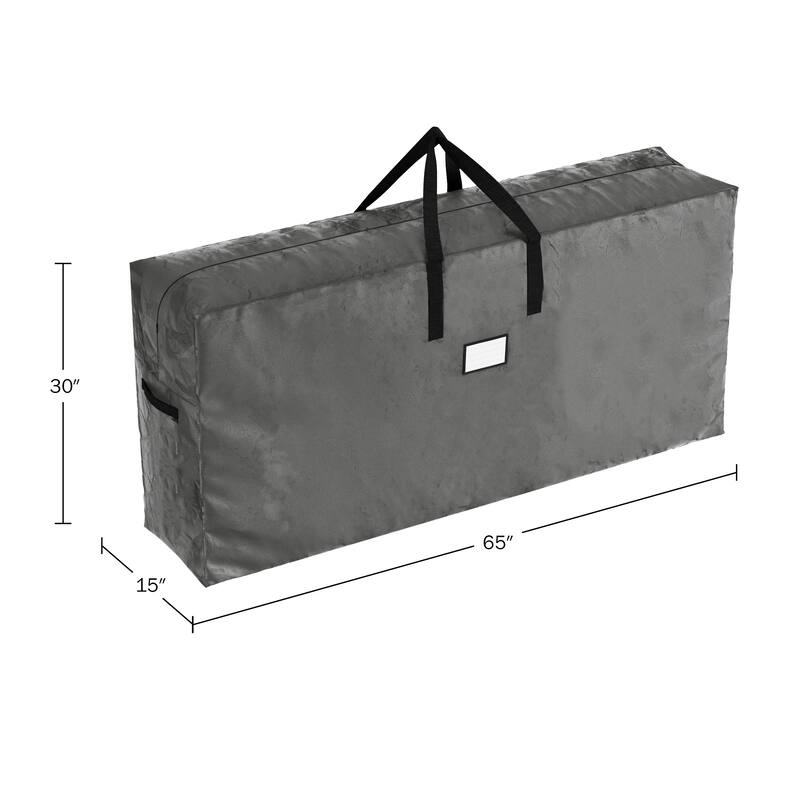 Christmas Tree Storage Bag - Heavy-Duty Storage Bags for 9FT Artificial Trees by Elf Stor (Gray) - Gray
