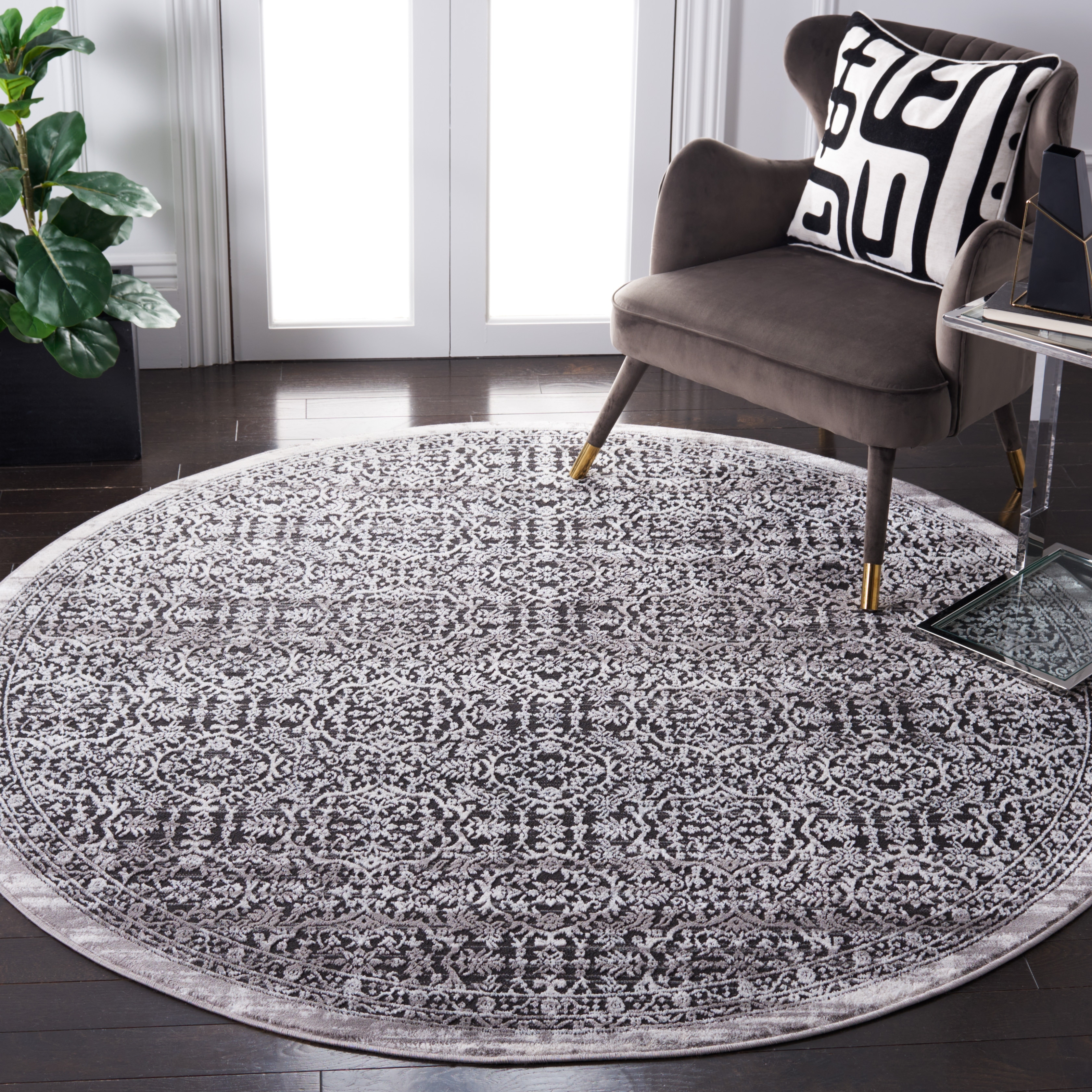 SAFAVIEH Amelia Benjamina Abstract Distressed Rug