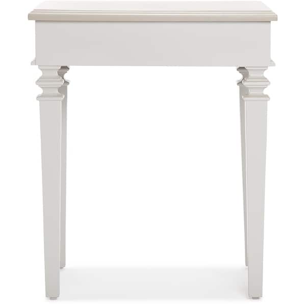 Finch Benson End Table Nightstand With Drawers Light Gray On Sale Overstock 31272693