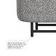 preview thumbnail 34 of 44, HomePop Ellipse Modern Storage Bench with Metal Legs