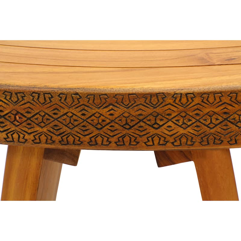 18" Asia Artisan Teak Shower Bench