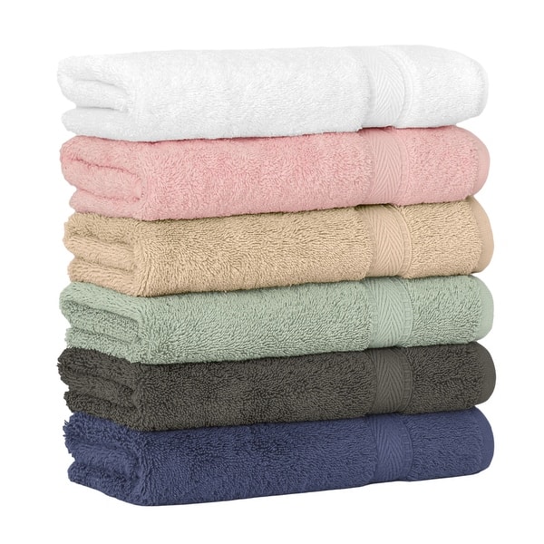 slide 2 of 14, Authentic Hotel Spa Turkish Cotton Hand Towels (Set of 4)