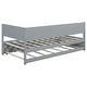 preview thumbnail 25 of 28, Twin Wood Daybed with Trundle, Guardrail, Beige, Vintage Style, No Box Spring Needed