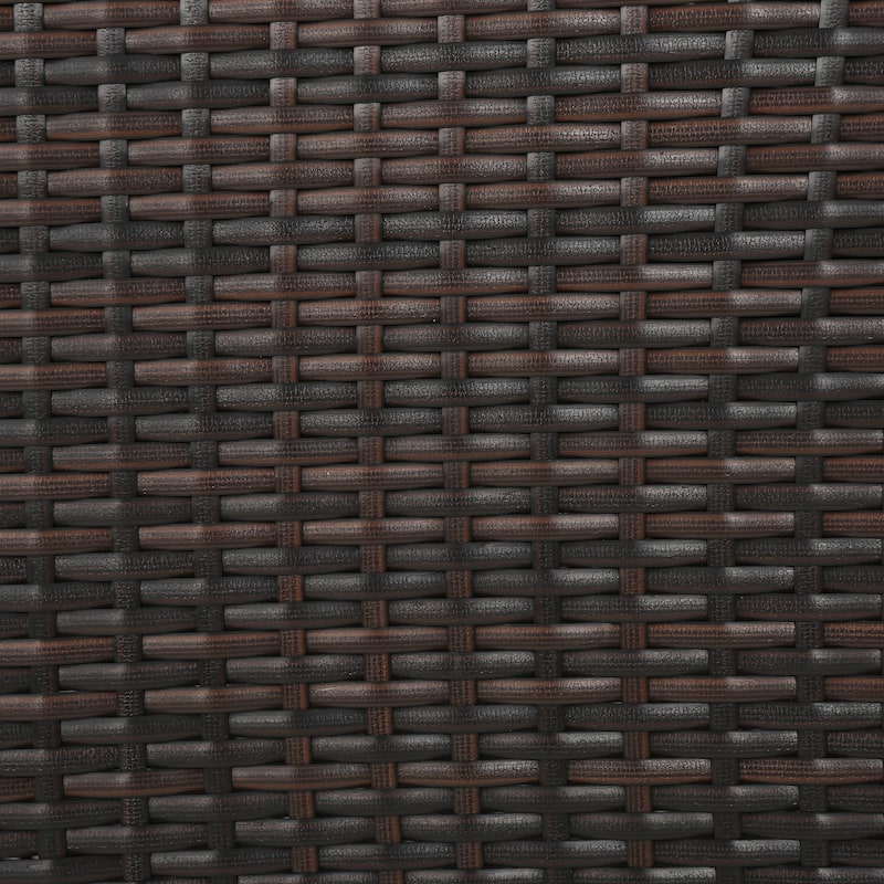 Cobalt Outdoor Wicker Wood Expandable Rectangle Dining Set with Cushions by Christopher Knight Home