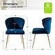 preview thumbnail 44 of 89, Aruna Accent Chair with Metal Legs 20''W X 19.5 ''D X 29''H by HULALA HOME