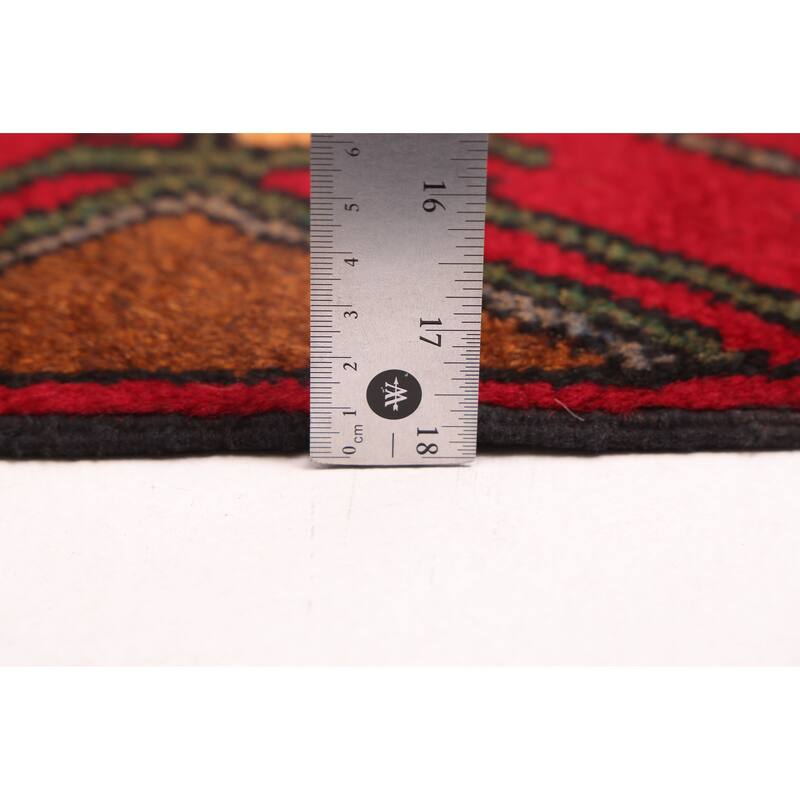 ECARPETGALLERY Hand-knotted Teimani Light Orange Wool Rug - 3'3 x 6'1