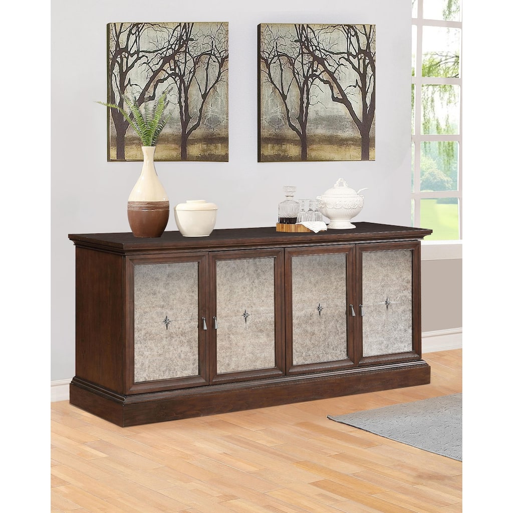 Brockway 4-door Dining Sideboard Buffet Cabinet - 79.25" x 20" x 34"