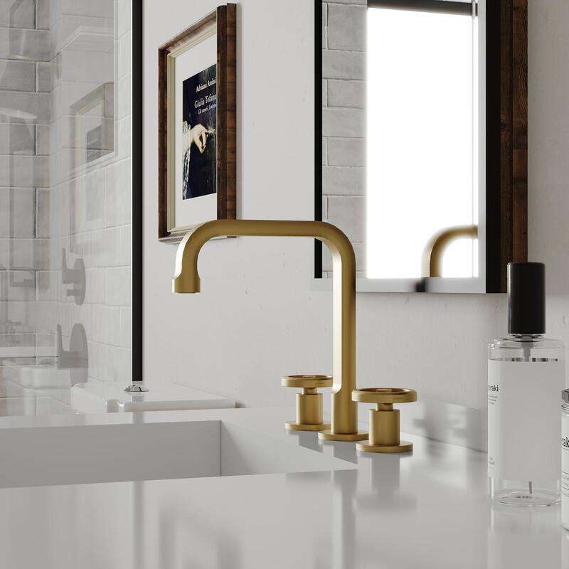 8 Inches Widespread Bathroom Faucet with Drain Kit
