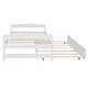 preview thumbnail 8 of 24, Twin Size Platform Bed With Twin Size Trundle