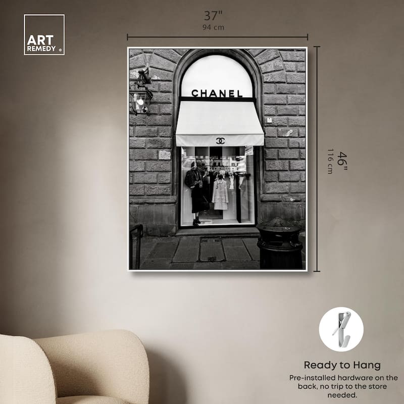 Fashion House Window Canvas by Art Remedy