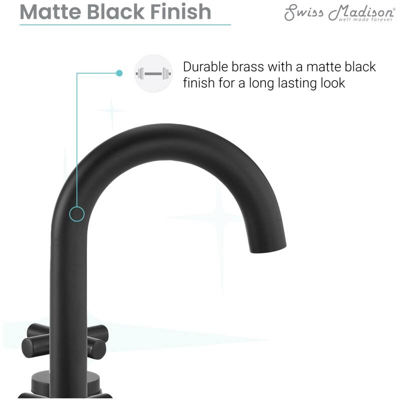 Swiss Madison SM-BF63 Ivy 1.2 GPM Widespread Bathroom Faucet