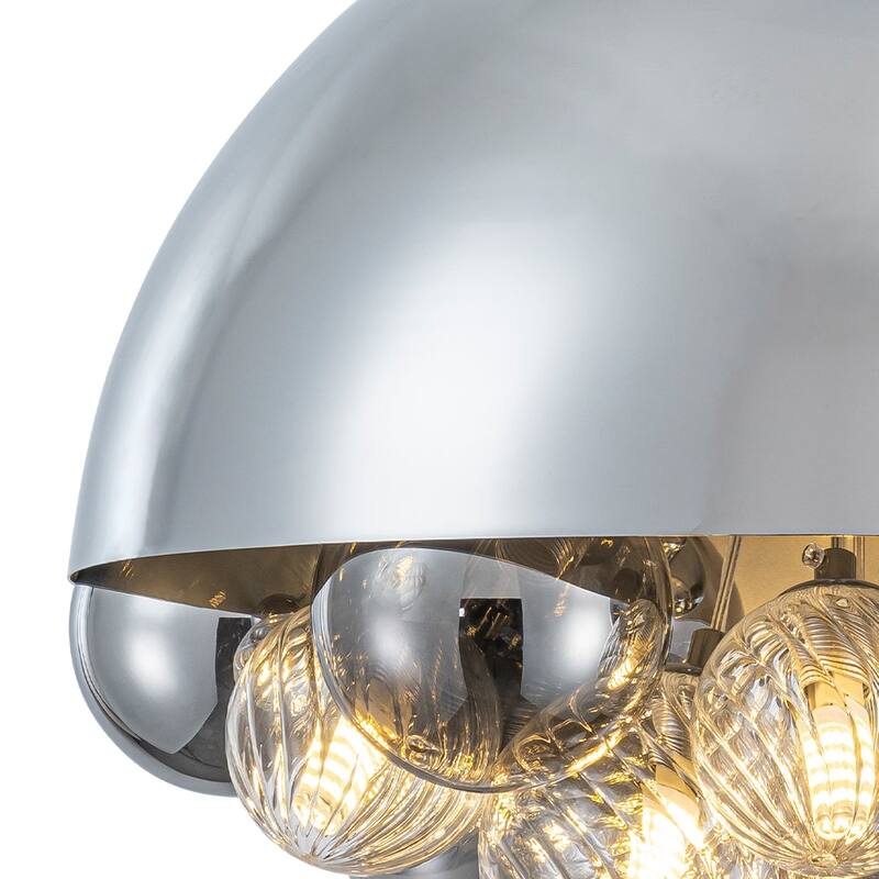 Decorative Cluster Globe Bubble Pendant Light with Dome Style