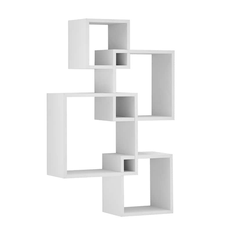 Danya B. Blocchetto Intersecting Cubes Wall Shelf Unit - Horizontal or Vertical