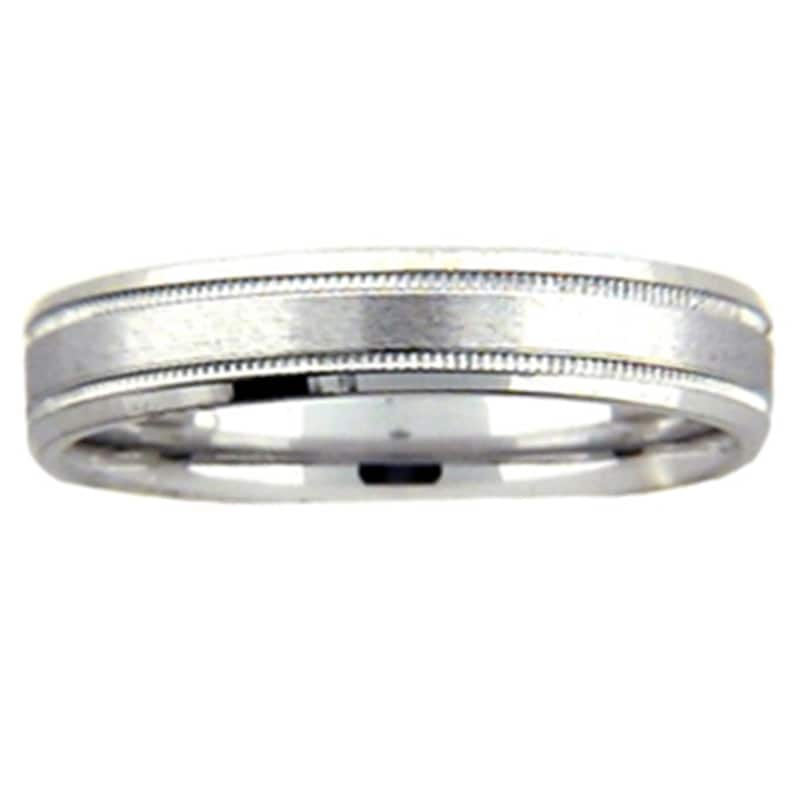 4mm 950 Platinum Comfort Fit Wedding Band