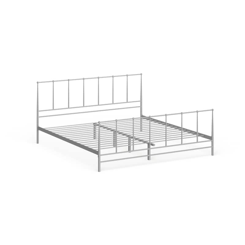 Estate Cottage White Platform Bed - King
