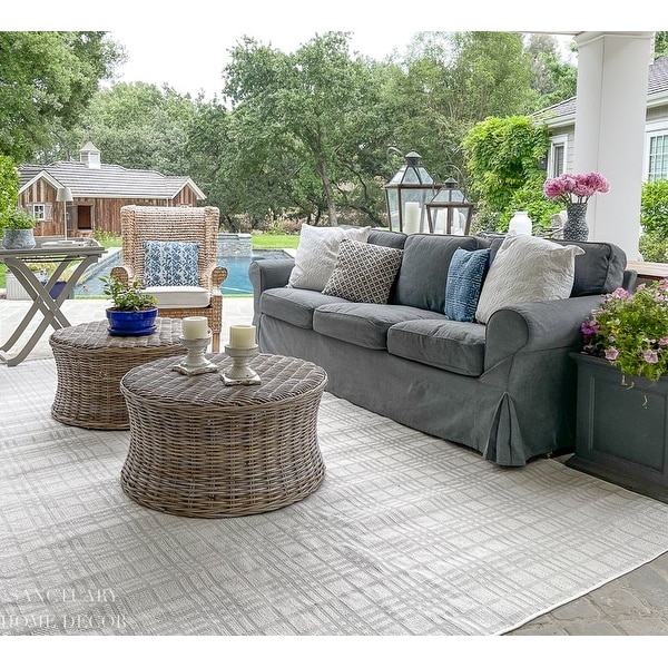 Safavieh Ruxton Cocktail Ottoman Natural