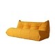 preview thumbnail 4 of 35, 3 pieces Lounge Lazy Sofa Teddy Fabric Couches for Living room