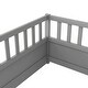 preview thumbnail 9 of 13, Twin Size Floor Bed with Super High Security Barrier